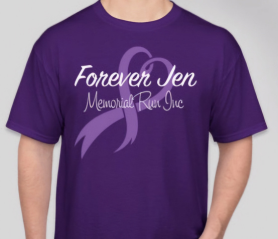 Purple t-shirt front